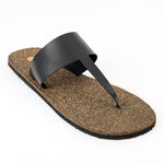 Eso Thong-Strap Cork Black Men Slides