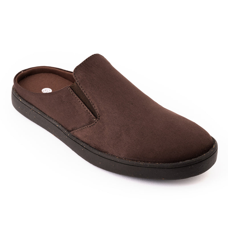 Nest Mules Vegan Suede Brown Women Slip-ons