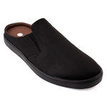 Nest Mules Vegan Suede Black Women Slip-ons