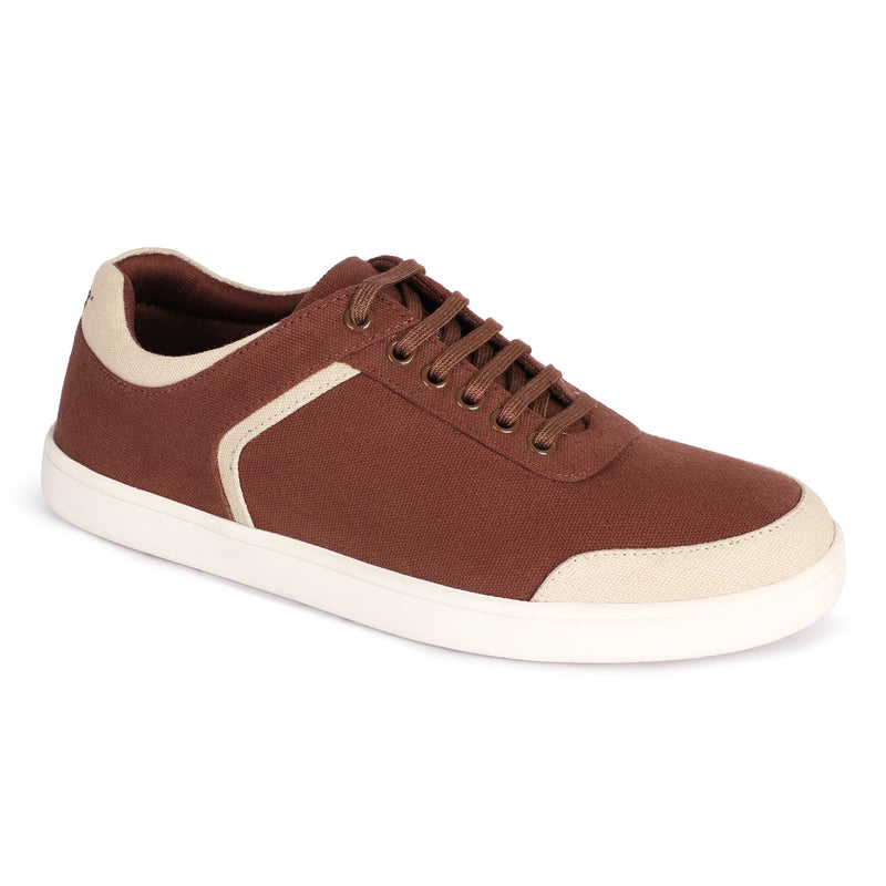 Dan Eco-Sole Sneakers Brown and Beige Women Thrift Edit