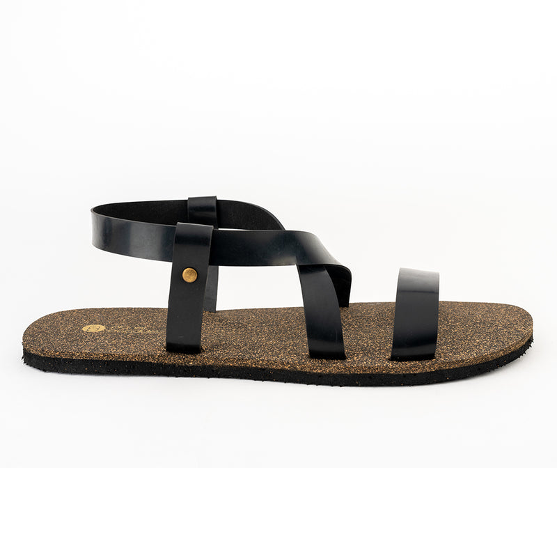 Calor Crossover Cork Black Men Sandals