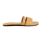 Tev Cloak Vegan Leather Yellow Women Slides