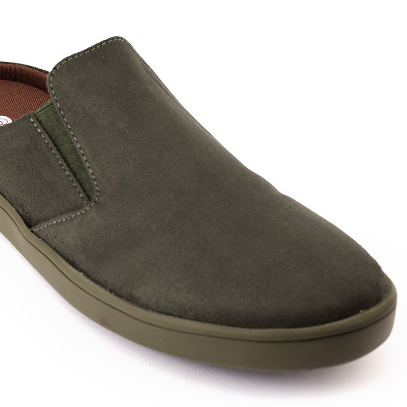 Nest Mules Vegan Suede Green Men Slip-ons Thrift Edit