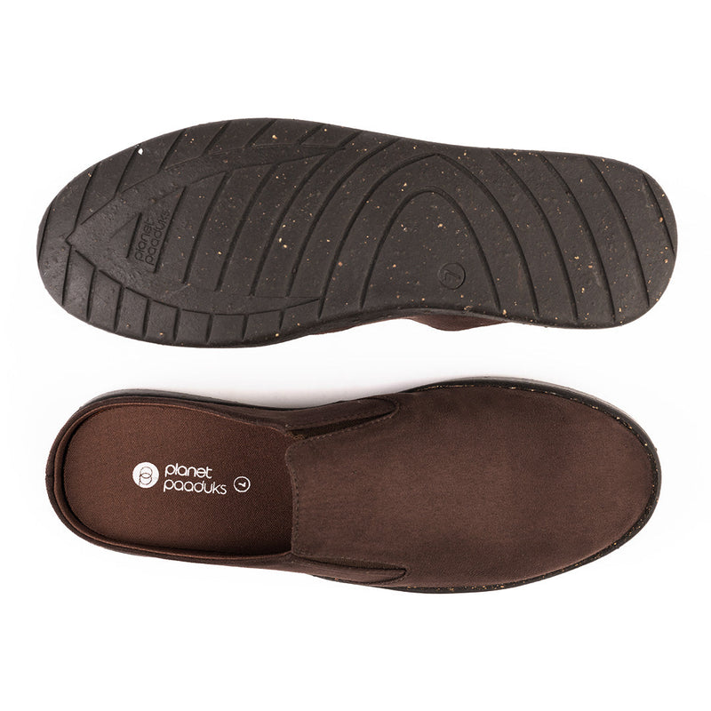 Nest Mules Vegan Suede Brown Men Slip-ons Thrift Edit