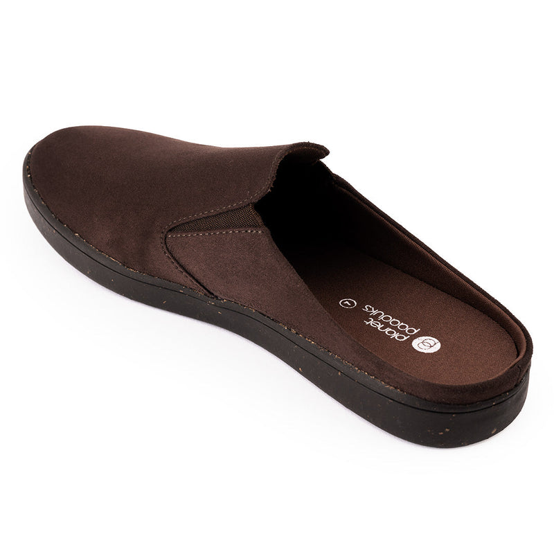 Nest Mules Vegan Suede Brown Men Slip-ons Thrift Edit