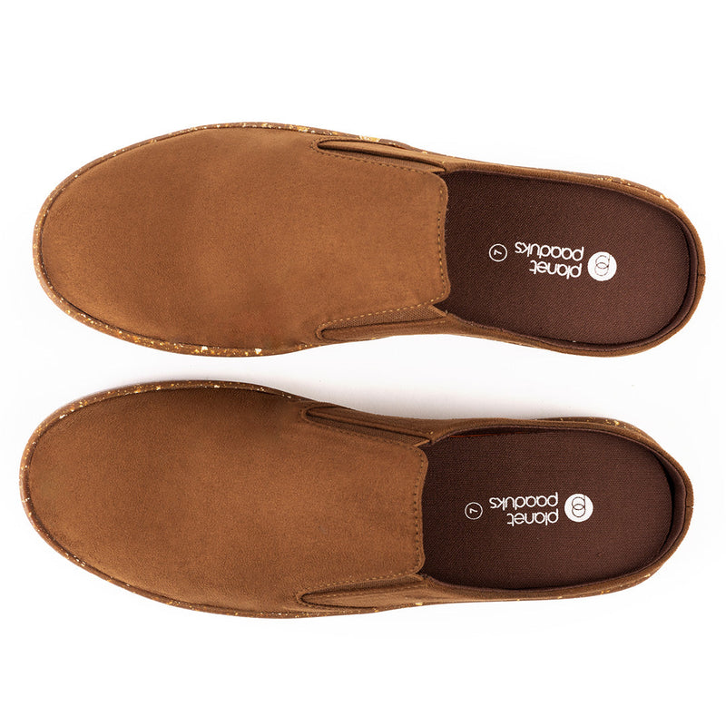 Nest Mules Vegan Suede Tan Men Slip-ons Thrift Edit