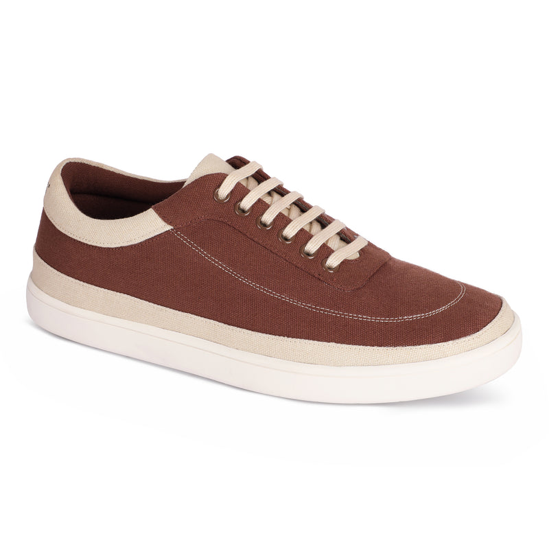 Ske Eco-Sole Sneakers Brown and Beige Women