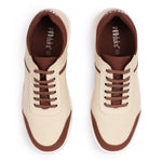 Dan Eco-Sole Sneakers Beige and Brown Women