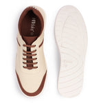 Dan Eco-Sole Sneakers Beige and Brown Men