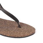 Ara T-Strap Cork Black Sandals Women