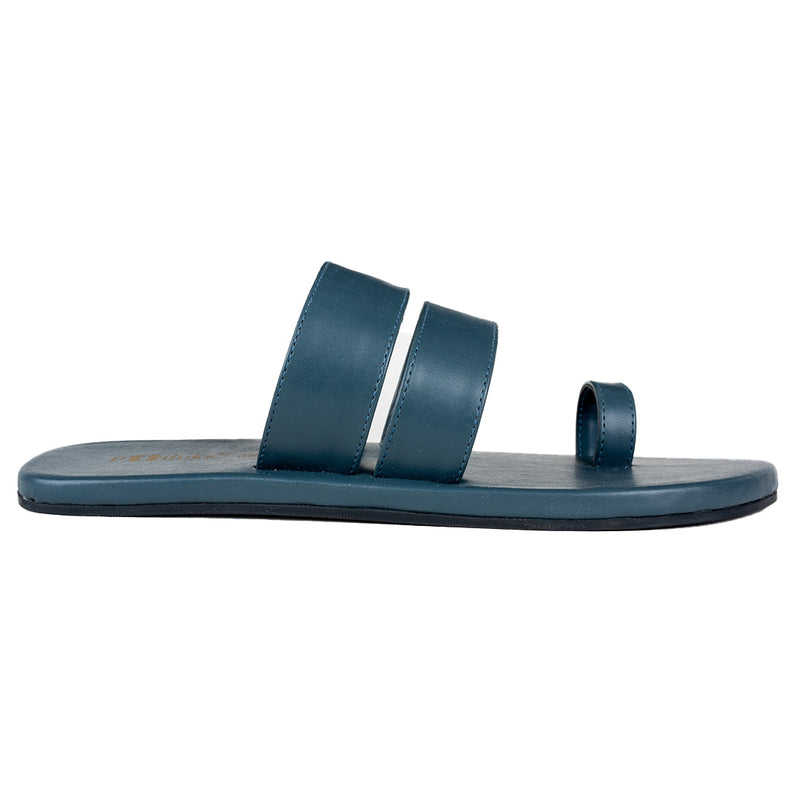 Uri Toe-Ring Vegan Leather Slides Men