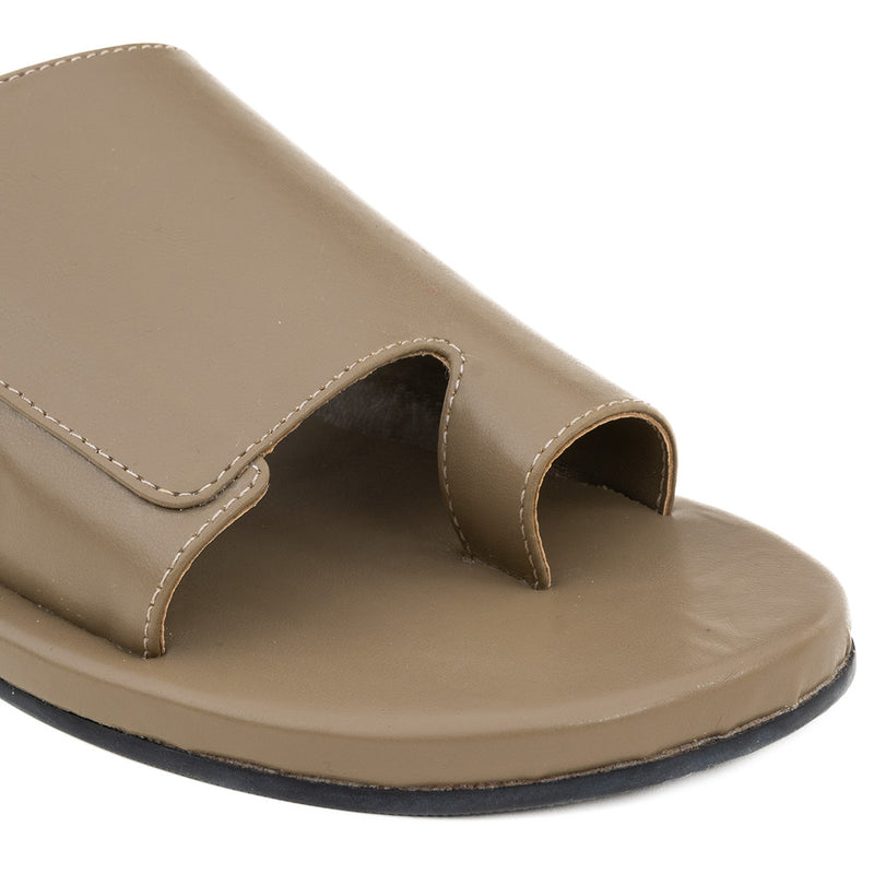 Iru Cloak Vegan Leather Slides Men