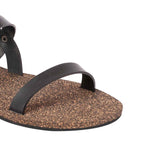 Joy Slingback Cork Black Sandals Women