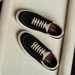 Ske Eco-Sole Sneakers Black and Beige Men