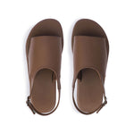 Nas Cloak Vegan Leather Brown Sandals Men