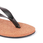 Omi Thong-Strap Cork Brown Sandals Women