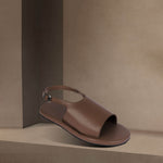 Nas Cloak Vegan Leather Brown Sandals Men