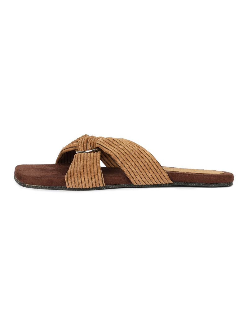 Zima Crossover Corduroy Slides Women