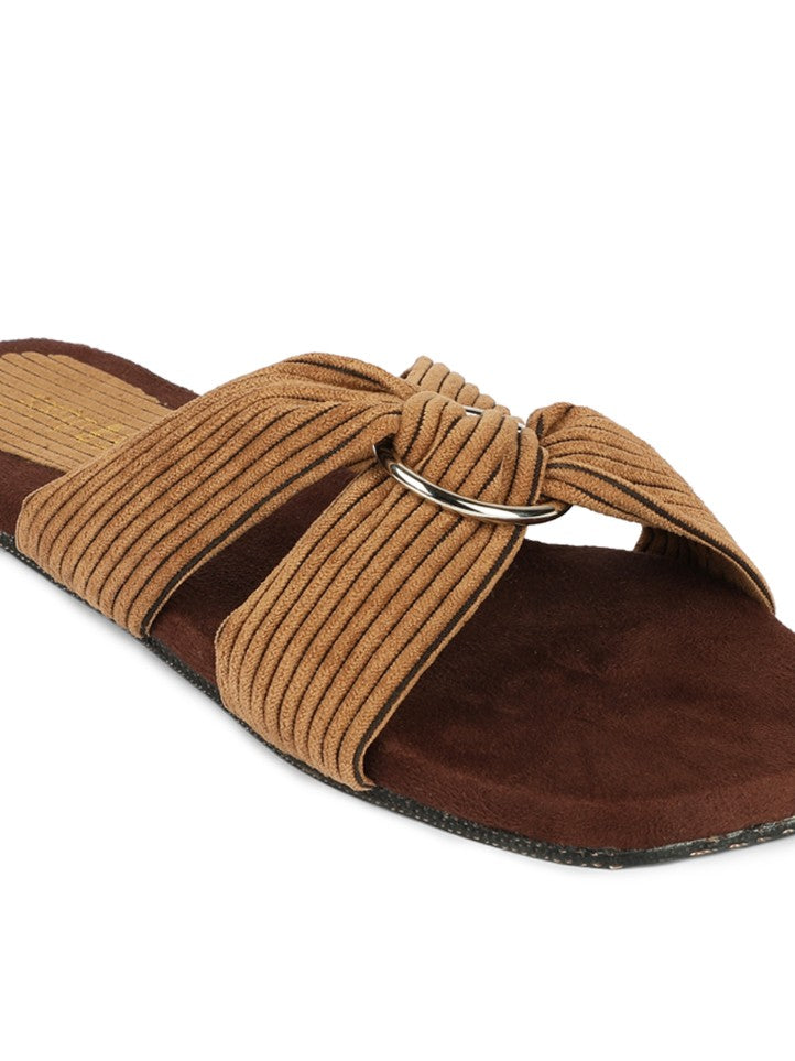 Zima Crossover Corduroy Slides Women