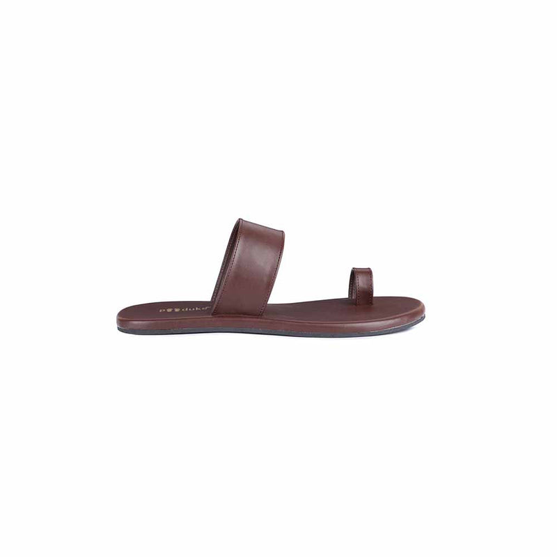 Vaana Toe-Ring Vegan Leather Slides Men