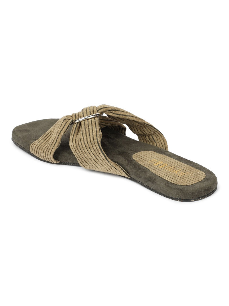 Zima Crossover Corduroy Slides Women