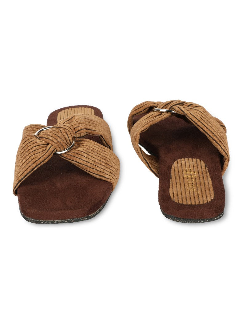 Zima Crossover Corduroy Slides Women