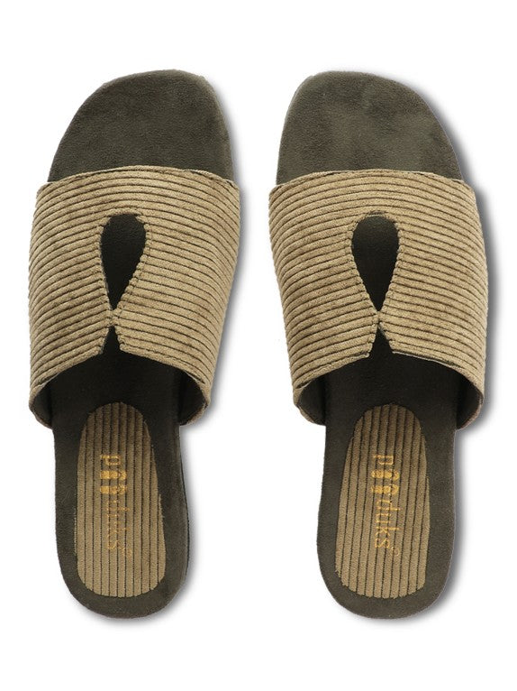 Riri Cloak Corduroy Slides Women