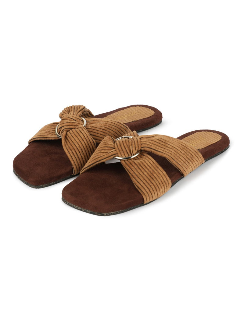 Zima Crossover Corduroy Slides Women