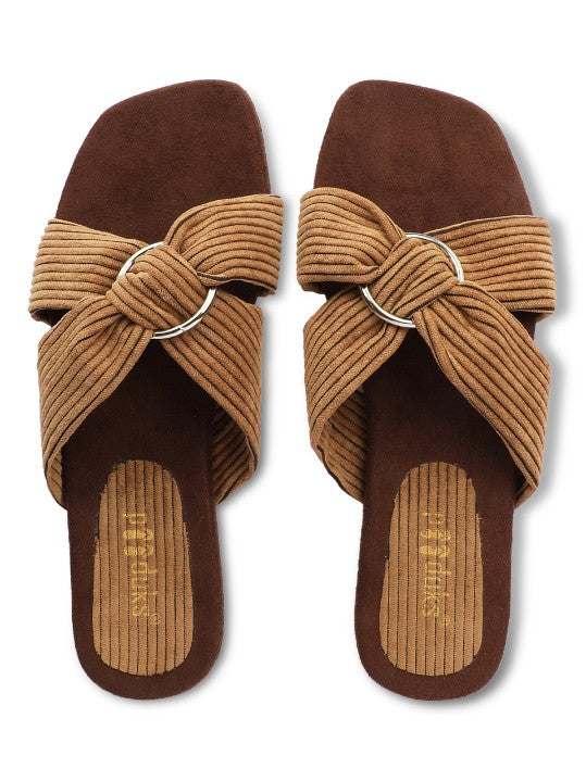 Zima Crossover Corduroy Slides Women