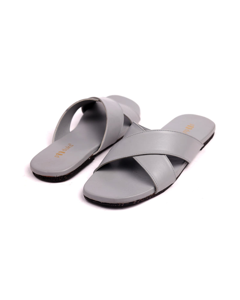 Philly Crossover Vegan Leather Slides Men